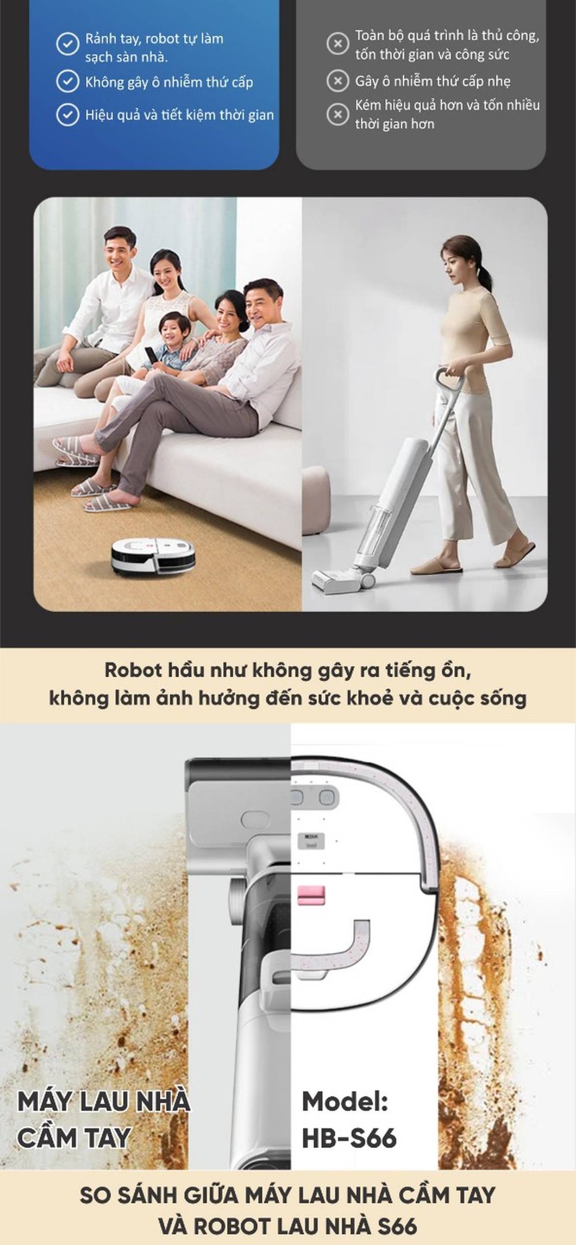 Robot hút bụi Hubert HB-S66 /Chi tiết sản phẩm 9